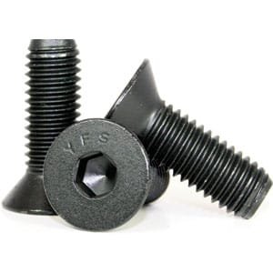 3/8"-16 x 3-3/4" Flat Head Socket Cap Screws, Alloy Steel, 50 Pack