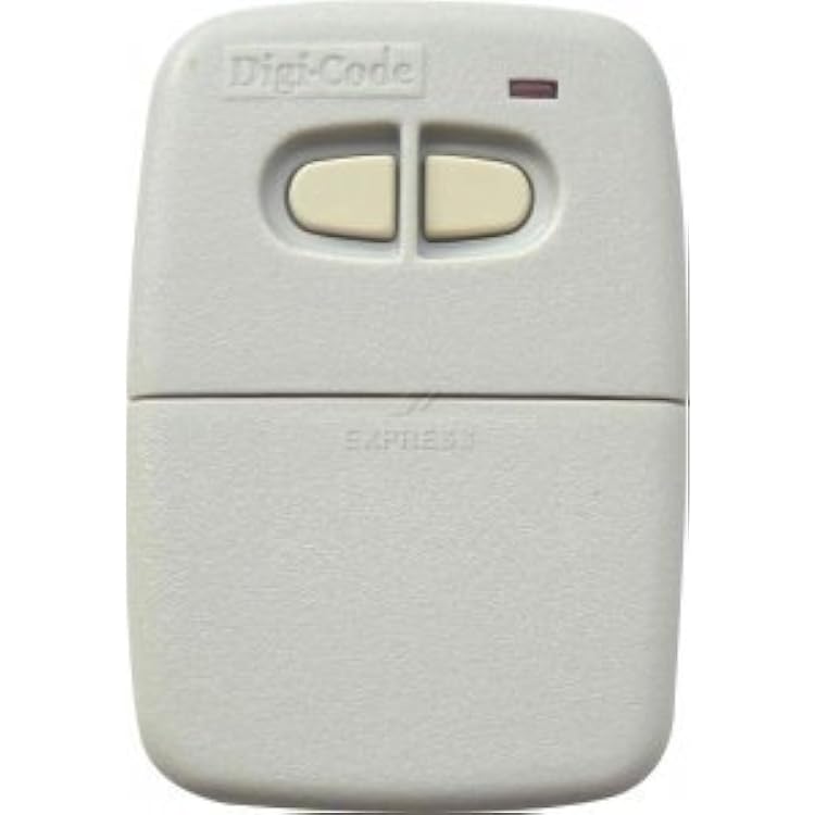 Digi-Code 2 Button Visor Transmitter 300mhz - Multicode Compatible mhz300