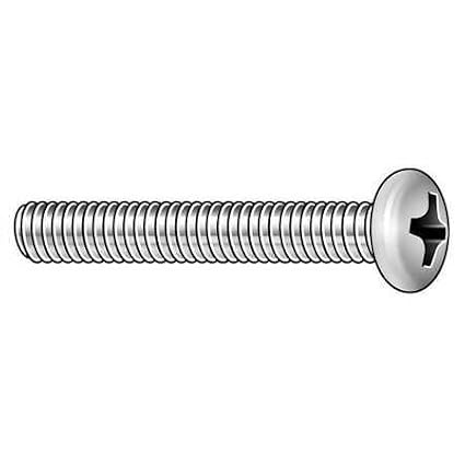 #1-72 x 1/4" Pan Head Phillips Machine Screw, 100 pk.