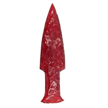 Red Obsidian Sword Kni-fe Man Gemstone Kni-VES Hand Knapped Obsi-dian Glass Blades Crystal 5.5" to 6" in