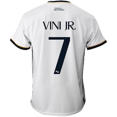 Real Madrid Vini JR. 7 Home Shirt Season 2023-2024 - Official Licensed Replica - Adult
