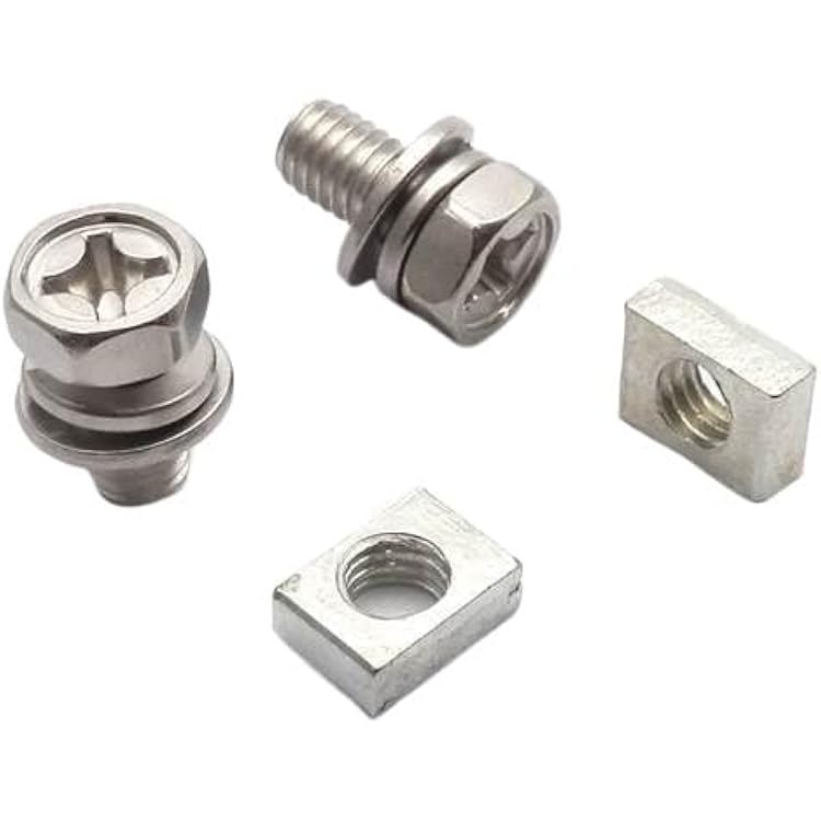2Sets Universal Stainless Steel Battery Terminal Nut and Bolt Kit M6 M5 for Motorcycle Scooter ATV Dirt Bike 4Ah 5Ah 6AH 7Ah Color : M5x10mm