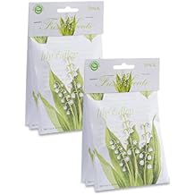 WILLOWBROOK | Fresh Scents Scented Sachet Packet | Lily of The Valley | Air Freshener Bags for Drawers, Closets, Cars | 6 Pack | Long Lasting Home Fragrance