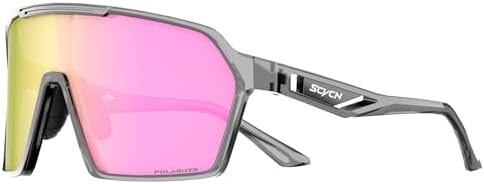 SCVCN Photochromic Cycling Glasses Men Women Mountain Bike Sunglasses MTB Road Bicycle Riding Clear Sports Glasses S325