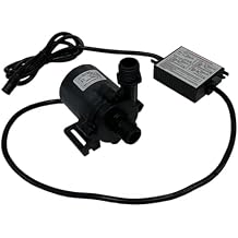 SHYSKY Small Yet Power Brushless DC Water Submersible Pump DC50E-24150S 24V 86W 15M 49ft Lift 412GPH Low Noise Continuous Circulation Cooling Pressure Gardening Sys