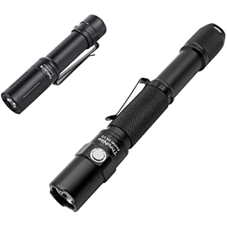 ThruNite （2PCS） EDC Flashlight Bundle丨Archer Mini Black Cool White ＆ Archer 2A V3 AA Flashlight Neutral White Small Flashlight