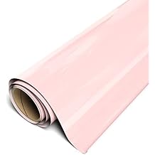 Siser EasyWeed Stretch Matte HTV 11.8" x 5FT Roll - Iron On Heat Transfer Vinyl - (Ballerina Pink - HEX #F8CDCD)