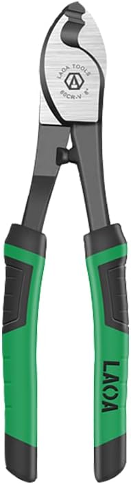 LAOA Cable Cutter Heavy Duty Wire Cutter Crimping Pliers for Cutting Aluminum,Copper,Wire Communication Cables,8-inch
