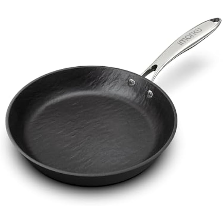 imarku Non Stick Frying Pans - 10 inch Frying Pan Nonstick Skillet, Egg Pan Omelette with Cool Stainless Steel Handle, Dishwasher Safe for Cooking, Best Gifts for WomenMen