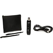 Shure X2u XLR-to-USB Signal Adapter with Headphone Jack, Integrated Pre-amp with Mic Gain Control, Zero-Latency Monitoring, +48V Phantom Power for Condenser Microphones, 3m USB Cable and Storage Pouch