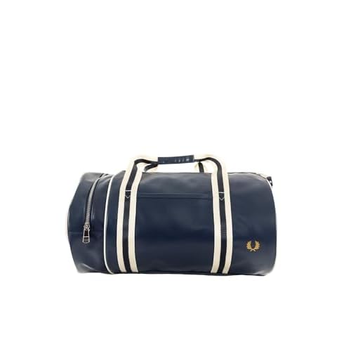 Fred Perry men Barrel gym bag blu - ecru