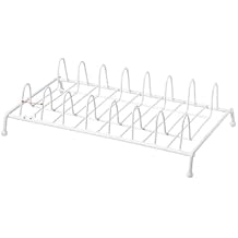 PerGar Dish Drying Rack, Cutlery Basket & Drainboard Tray, Multifunctional Dish Rack for Kitchen Counter, Metal Drying Rack, Kitchen Dish Drainer for Kitchen Organizers and Storage