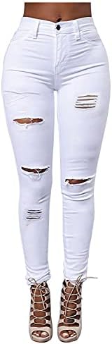 Womens High Waisted Jeans for Women Ripped Skinny Stretch Jeans Distressed Butt Lifting Denim Pants