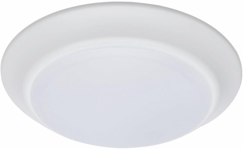 Nuvo 15W LED Disk Light, CCT-Selectable 2700K3000K 3500K4000K5000K, 7 Inches, White Finish