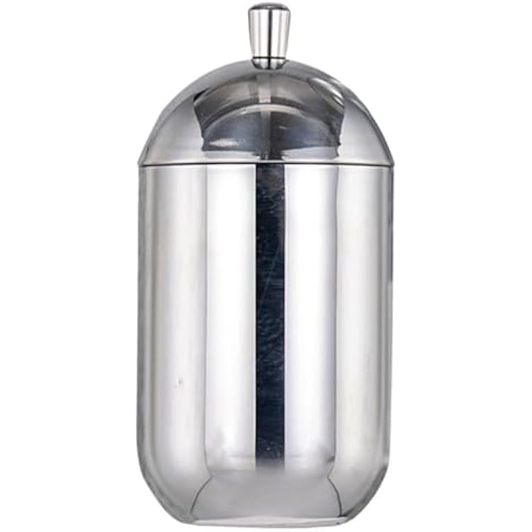 Zerodeko Cotton Swab Storage Box with Lid 5.51X2.75X2.75 Inch Airtight Organizer for Bathroom Vanity Makeup and Cotton Ball Holder Compact and Portable