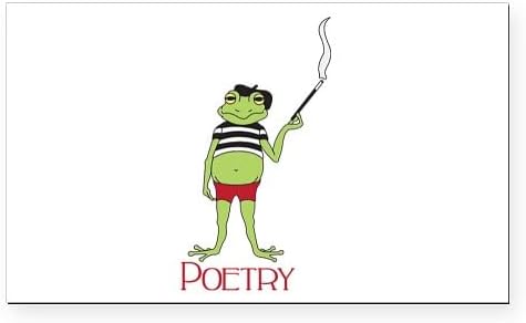 CafePress Poetry Rectangle Car Bumper Magnet