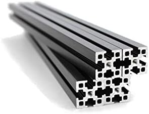 XL Black Anodized Beams 200x15x15mm 4 Pieces