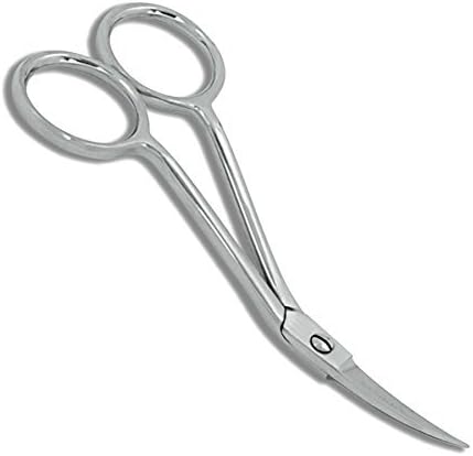 4 Inch Double-Curved Double Bend Machine Embroidery Scissors from