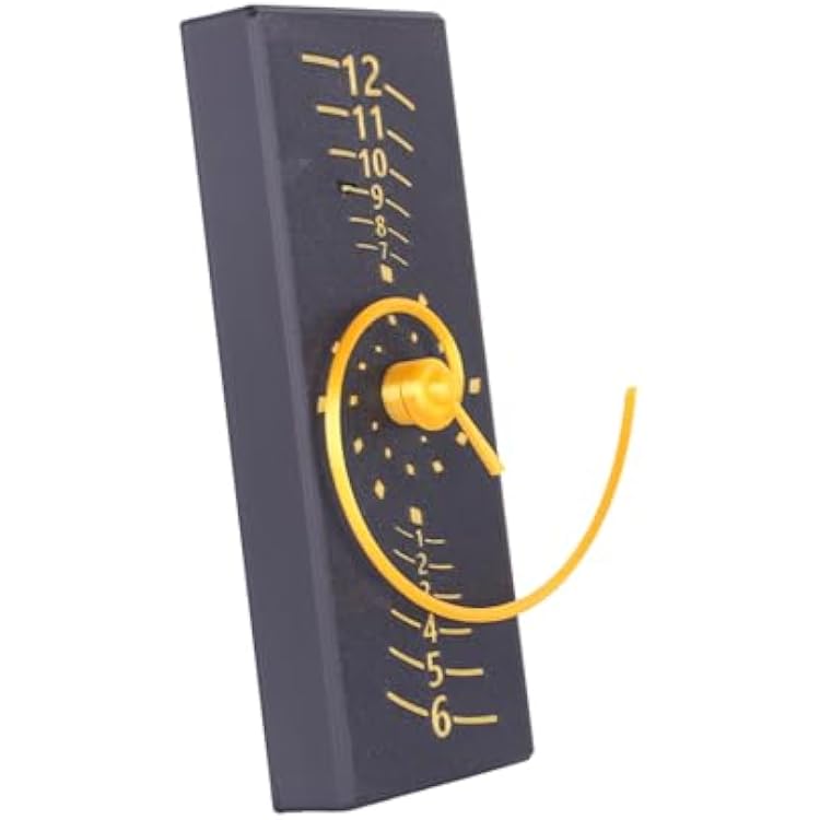Spirals Fibonaccis Rectangular Wall Clock Combining Mathematical Aesthetic and Modern Styles for Decors