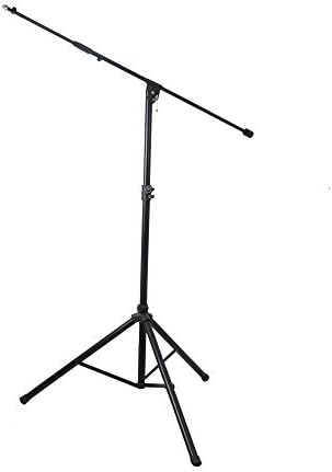 Pyle Strongest HIgh-Performance Adjustable Microphone Suspension Boom Stand | Tripod Mic Stand Mic Adapter & Clamp - Stage, Karaoke Studio, Durable Steel Easy Foldable Height from 51.0 - 90.5