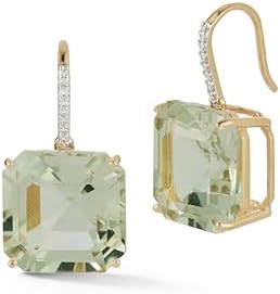 Asscher Cut Drop Earrings