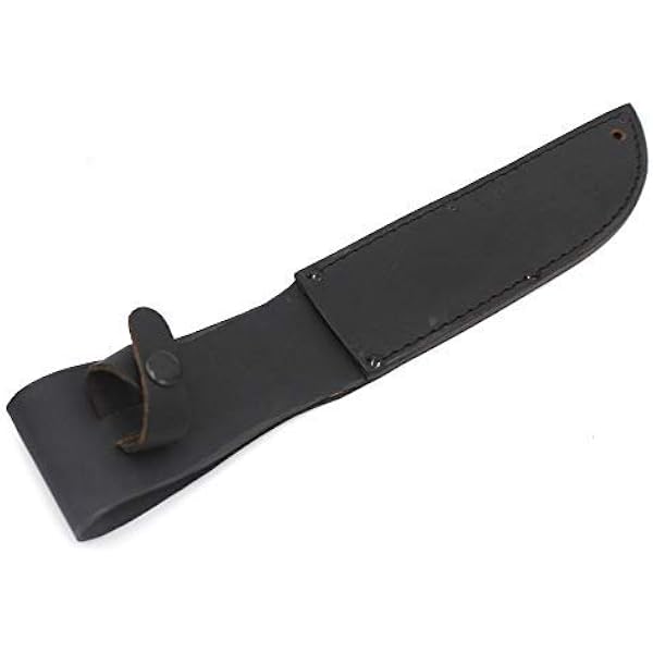 Snake Eye Tactical Full Size KA-BAR Style Genuine Leather Sheath