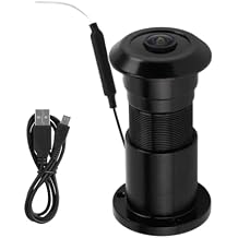 banapoy Door Peephole Camera, 1080P Smart Door Eye Hole Camera, 180 Degree Wide View Angle, 2 Way Talk, Doorbell Security Camcorder Peephole Viewer for Home