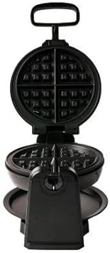 Lakeland Belgian Waffle Maker with Non-Stick Coating, Stainless Steel and Black, 1000W