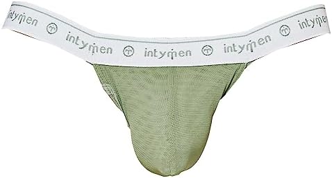 Intymen Mens Sporty Backless Jockstrap Hot G-String Sheer Attractive Bikini Side Strap Comfortable Thong Sexy Underwear