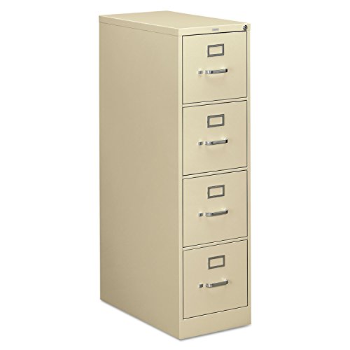 HON 314PL 310 Series Four-Drawer, Full-Suspension File, Letter, 26-12d, Putty