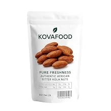 Kovafood African Bitter Kola Nut I Garcinia Petit Cola, 8oz. Kola is shipped Fresh !!
