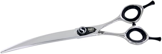 Sensei Shears Rev 7.5" Basic Reversible Curved Flat Line Shear With Dual Rr