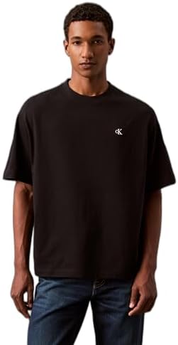 Calvin Klein Mens Relaxed Fit Archive Logo Crewneck T-Shirt