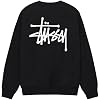 STUSSY Basic Logo Print Basic Crew Sweatshirt Trainer 1915000