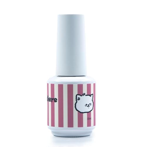 ADHERE Peel-Off Base Gel 15ml Base Coat for Easy Removal Peelable Gel,Without UV Light Needed Base Coat Nail Polish for Take off Nail Practice Beginners