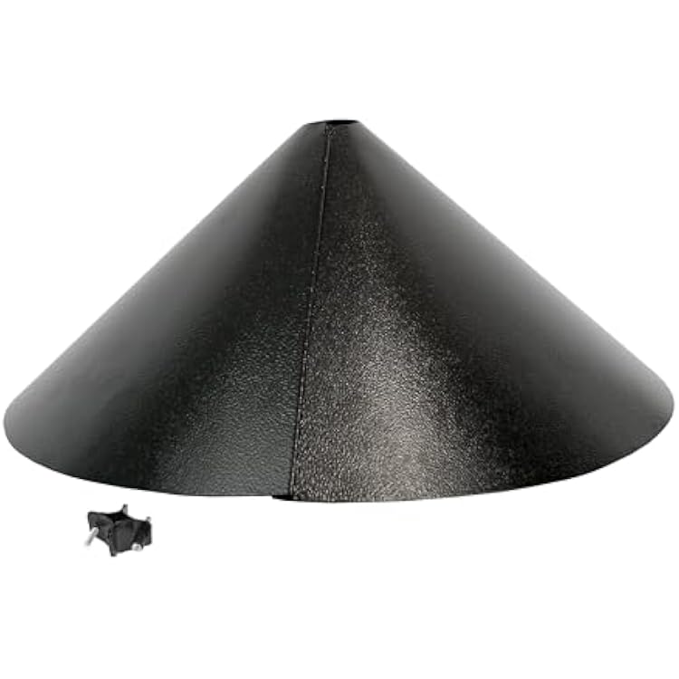 Woodlink NABAF18 Audubon Wrap Around Squirrel Baffle, 18-Inch - Black