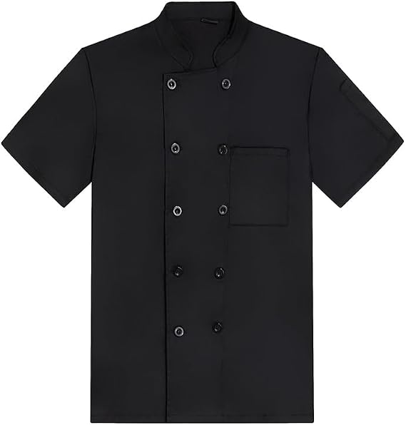Men Kitchen Clothing,Chefs Uniform,Chefs Coat,Loose Fit And Durables,Easy To Clean,Easy To Put On And Take Off,Suitable For Male And Female Catering Service Personnel