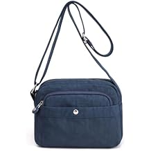Crossbody Bags For Women Waterproof Lightweight Shoulder Bag Casual Nylon Small Handbags Multiple Pockets Purse