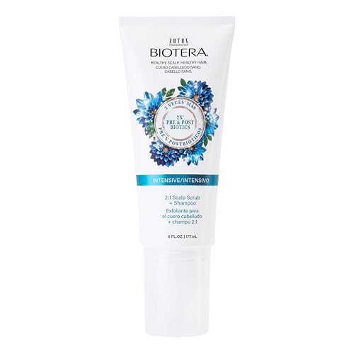 Biotera Intensives 2:1 Scalp Scrub  Shampoo | Vegan & Animal Test Free | Paraben & Sulfate Free | Color-Safe | 6 Fl Oz