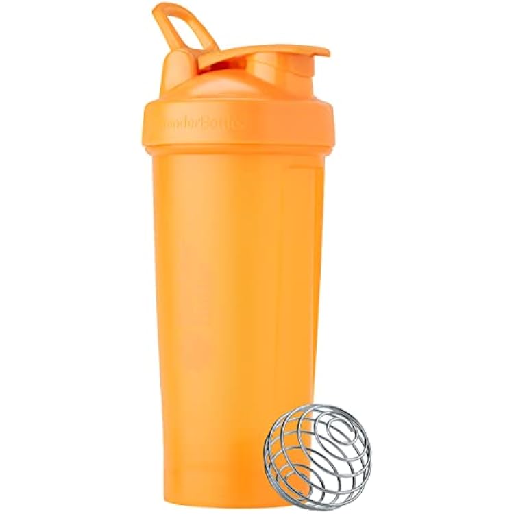 BlenderBottle Classic V2 Shaker Bottle Perfect for Protein Shakes and Pre Workout, 28-Ounce, Mango