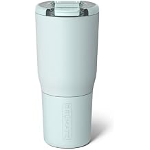 BruMate Nav 25oz 100% Leak Proof Insulated Travel Tumbler with Magnetic BevLockTM Lid - Double Wall Cup-Holder Friendly Stainless Steel Mug Rose Taupe