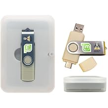 Linux Mint Cinnamon Bootable USB Flash Drive for PC Install or Run Live Operating System Fast, Secure & Easy Alternative to Windows or macOS with Office & Multimedia Apps