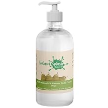 Shower Body Cream - Pear with Shea Butter, Collagen, Vitamin E and Aloe Vera - Moisturizing, Nourishing, and Soothing Skin Care - By Natural Splash.