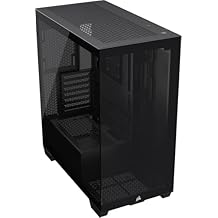 CORSAIR 3500X Mid-Tower ATX PC Case Panoramic Tempered Glass Reverse Connection Motherboard Compatible No Fans Included Black