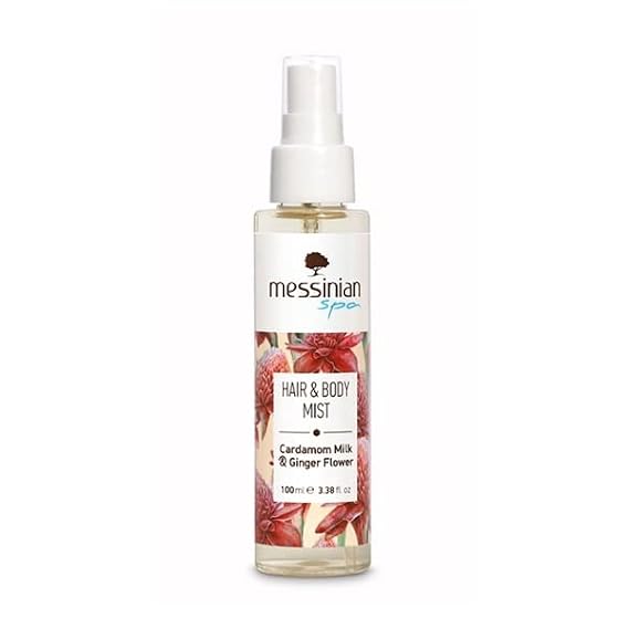 Messinian Spa Cardamom Milk & Ginger Flower Hair & Body Mist 100ml