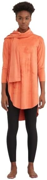 Manila Wrapper Suede Shawl Tunic Tunic Woman