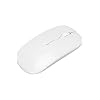 Bluetooth fare, şarj edilebilir hafif kablosuz fare, MacBook Pro/Air/Android/iOS tablet/dizüstü bilgisayar/PC/Mac/bilgisayar (Beyaz)