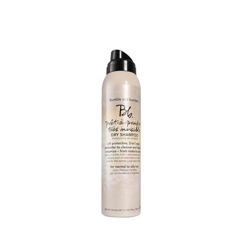 Bumble and bumble. Pret-a-powder Tres Invisible Volumizing Dry Shampoo | Volumizing, Dry-Cleansing, UV Protective  Absorbs Oil | Curly, Wavy, Straight