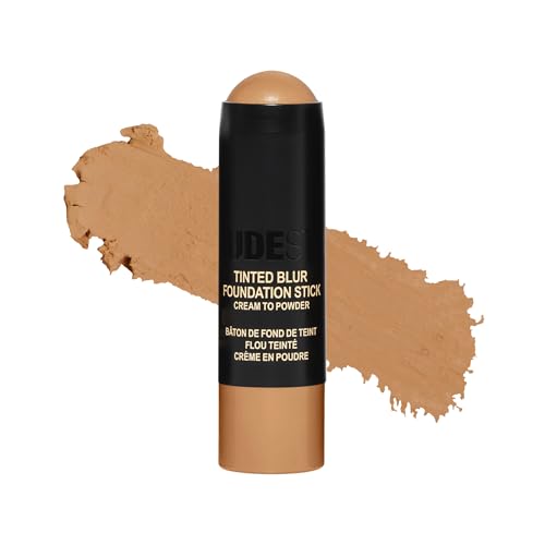 Nudestix Tinted Blur Foundation Stick Cream-to-Powder Lightweight Makeup for Blurring Pores, Blemishes & Fine Lines | Natural-Matte Finish with Light-Reflecting Pigments