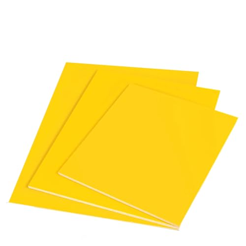 JAXU CWN ART 2 Pcs 3240 Fiberglass Sheet Epoxy Resin Insulating Board DIY Electrical Engraving Cutting 250 x 250 x 1.5mm, Yellow
